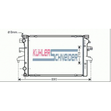 1310061 KUHLER SCHNEIDER Радиатор, охлаждение двигател