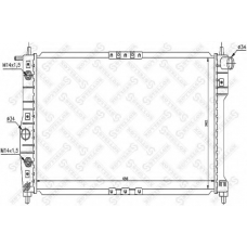 10-25146-SX STELLOX Радиатор, охлаждение двигателя