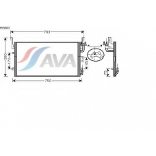 HY5083 AVA Конденсатор, кондиционер