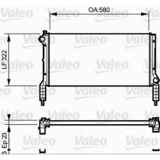 735172 VALEO Радиатор, охлаждение двигателя