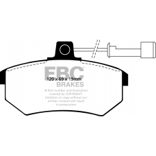 DP486 EBC Brakes Колодки тормозные