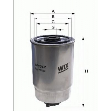 WF8318 WIX Топливный фильтр
