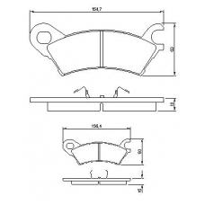 0 986 490 370 BOSCH Комплект тормозных колодок, дисковый тормоз