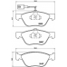 P 23 112 BREMBO Комплект тормозных колодок, дисковый тормоз