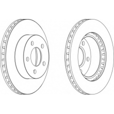 DDF1471-1 FERODO Тормозной диск