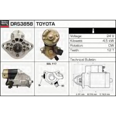 DRS3858 DELCO REMY Стартер