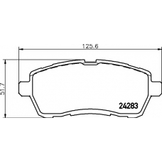 8DB 355 013-211 HELLA PAGID Комплект тормозных колодок, дисковый тормоз