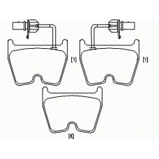 P 85 078 BREMBO Комплект тормозных колодок, дисковый тормоз