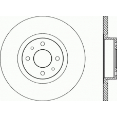 BDR1740.10 OPEN PARTS Тормозной диск