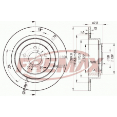 BD-2670 FREMAX Тормозной диск