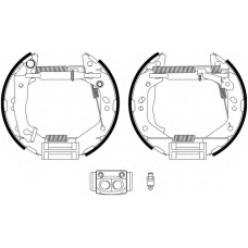 8DB 355 022-781 HELLA PAGID Комплект тормозных колодок