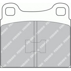 FSL105 FERODO Комплект тормозных колодок, дисковый тормоз