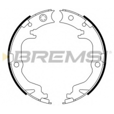 GF4886 BREMSI Комплект тормозных колодок, стояночная тормозная с