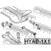 HYAB-1X1 FEBEST Подвеска, рычаг независимой подвески колеса