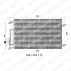 TSP0225307 DELPHI Конденсатор, кондиционер