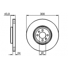 0 986 479 209 BOSCH Тормозной диск