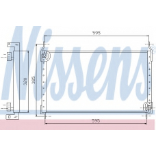 94530 NISSENS Конденсатор, кондиционер