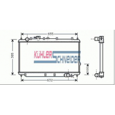 5200601 KUHLER SCHNEIDER Радиатор, охлаждение двигател