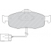 FDB766 FERODO Комплект тормозных колодок, дисковый тормоз