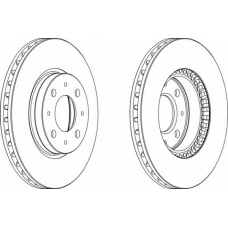 DDF604-1 FERODO Тормозной диск