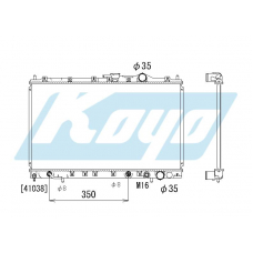 PA030600 KOYO P-tank corrugate-fin ass'y