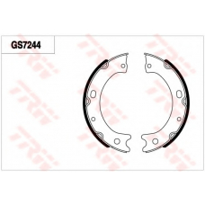 GS7244 TRW Комплект тормозных колодок, стояночная тормозная с