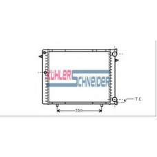 0902101 KUHLER SCHNEIDER Радиатор, охлаждение двигател