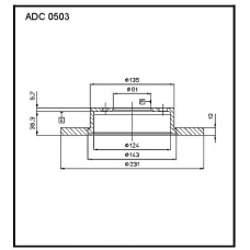 ADC 0503 Allied Nippon Гидравлические цилиндры