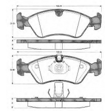 BLF450 QUINTON HAZELL Комплект тормозных колодок, дисковый тормоз