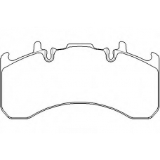 CVP095K DON Комплект тормозных колодок, дисковый тормоз