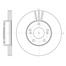 6474.10 REMSA Тормозной диск