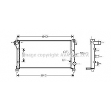 FTA2379 AVA Радиатор, охлаждение двигателя