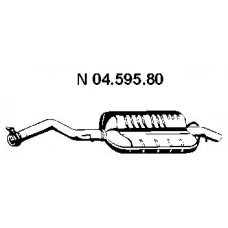04.595.80 EBERSPACHER Глушитель выхлопных газов конечный