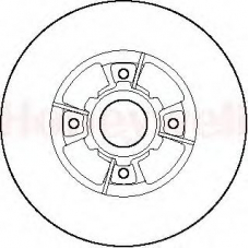 561868B BENDIX Тормозной диск