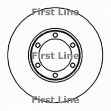 FBD408 FIRST LINE Тормозной диск