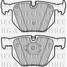BBP2184 BORG & BECK Комплект тормозных колодок, дисковый тормоз