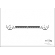 19032800 CORTECO Тормозной шланг
