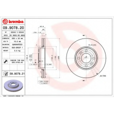 BS 8952 BRECO Тормозной диск
