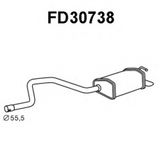 FD30738 VENEPORTE Глушитель выхлопных газов конечный