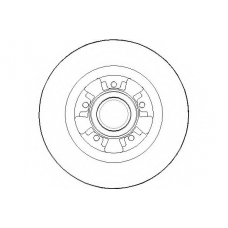 NBD1839 NATIONAL Тормозной диск