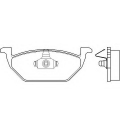 T1101 PAGID Комплект тормозных колодок, дисковый тормоз