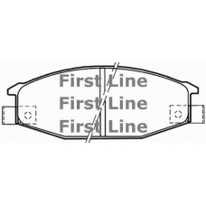 FBP1329 FIRST LINE Комплект тормозных колодок, дисковый тормоз