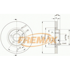 BD-3937-50 FREMAX Тормозной диск