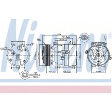 89217 NISSENS Компрессор, кондиционер
