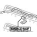 MSB-CS6F FEBEST Опора, стабилизатор