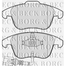 BBP2049 BORG & BECK Комплект тормозных колодок, дисковый тормоз