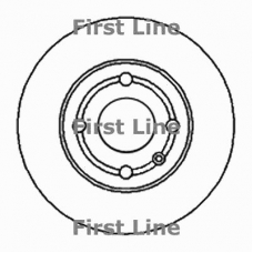 FBD1212 FIRST LINE Тормозной диск