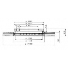 BDC3599 QUINTON HAZELL Тормозной диск