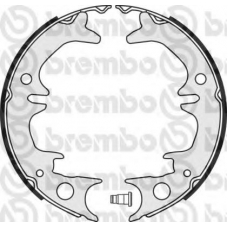 S 83 543 BREMBO Комплект тормозных колодок, стояночная тормозная с