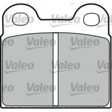 540045 VALEO Комплект тормозных колодок, дисковый тормоз
